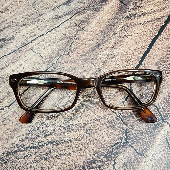 Ray Ban RB5150 2019 Brown Rectangle Eyeglasses Frames 50-19 135 - Picture 2 of 12